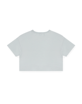 LÝFT × WIND AND SEA Limited Logo Wide Cropped T-Shirt - L.Blue