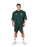 Statue Y Extra Big T-Shirt - Green