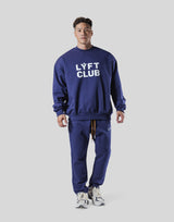 LÝFT CLUB Crewneck Sweat - Navy