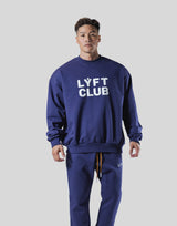 LÝFT CLUB Crewneck Sweat - Navy
