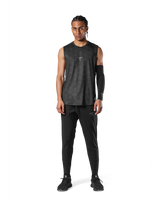 Multi Pattern Stretch Loose Fit Tanktop - Black