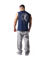 Old English No Sleeve - Navy