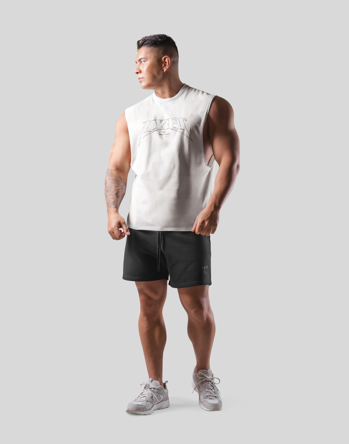 Metal logo No sleeve - Ivory