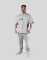 LÝFT × Power House Gym Big T-Shirt - Grey