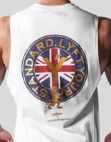 Back Emblem Loose Fit Tanktop - White