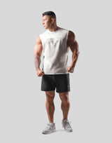 Metal logo No sleeve - Ivory