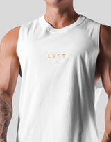 Back Emblem Loose Fit Tanktop - White