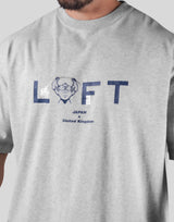 LÝFT × Power House Gym Big T-Shirt - Grey