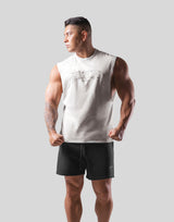 Metal logo No sleeve - Ivory