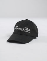 Fitness Club Logo Cap - Black