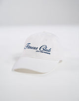 Fitness Club Logo Cap - White