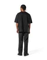 Vintage London Logo Big T-Shirt - Black