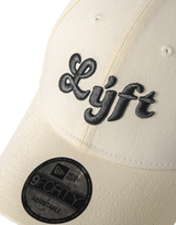 LÝFT × New Era 9Forty Old Logo - White