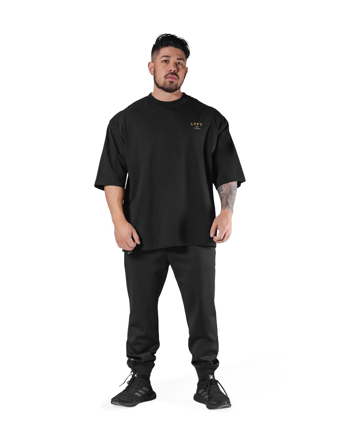 Classic Flag Extra Big T-Shirt - Black