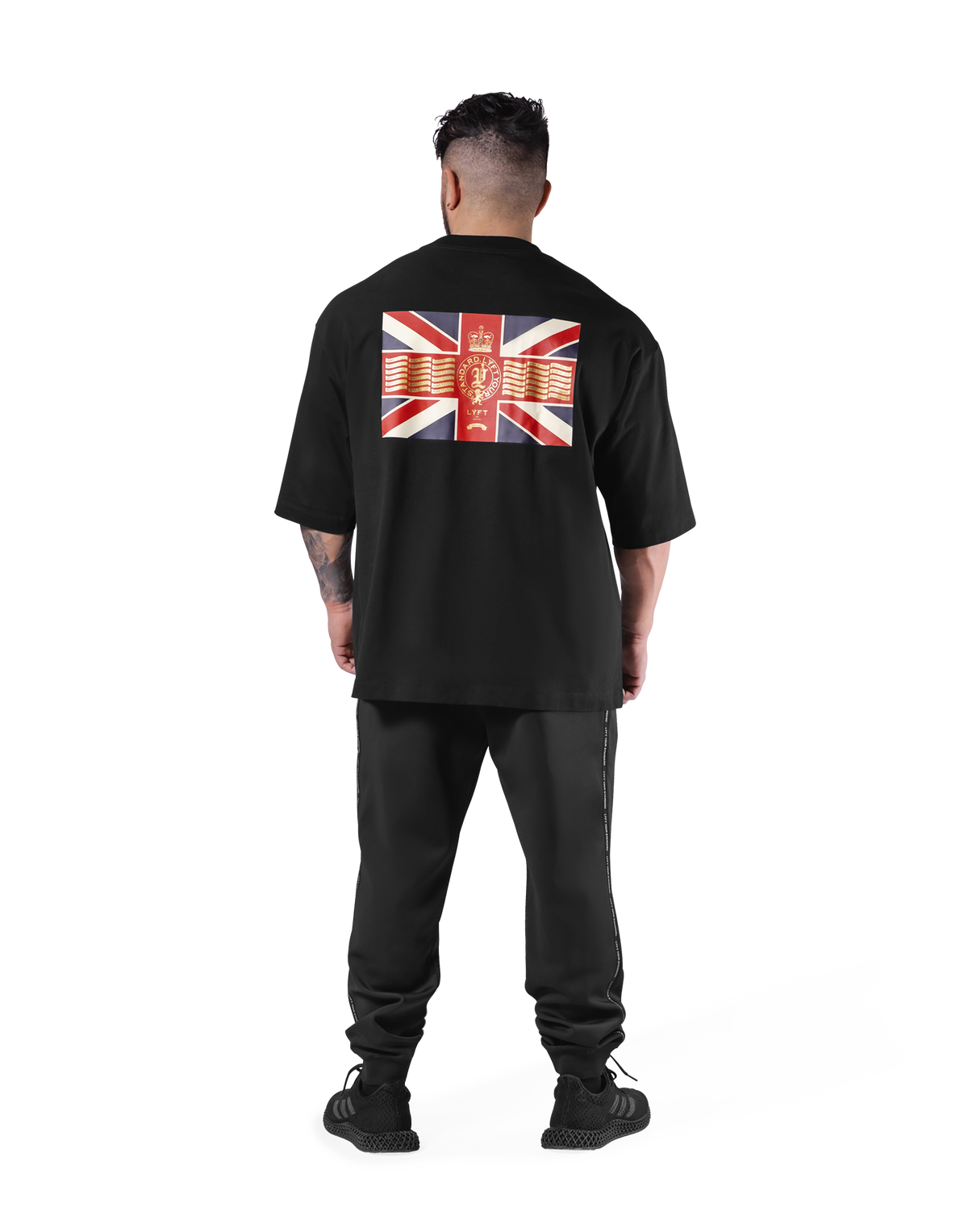 Classic Flag Extra Big T-Shirt - Black