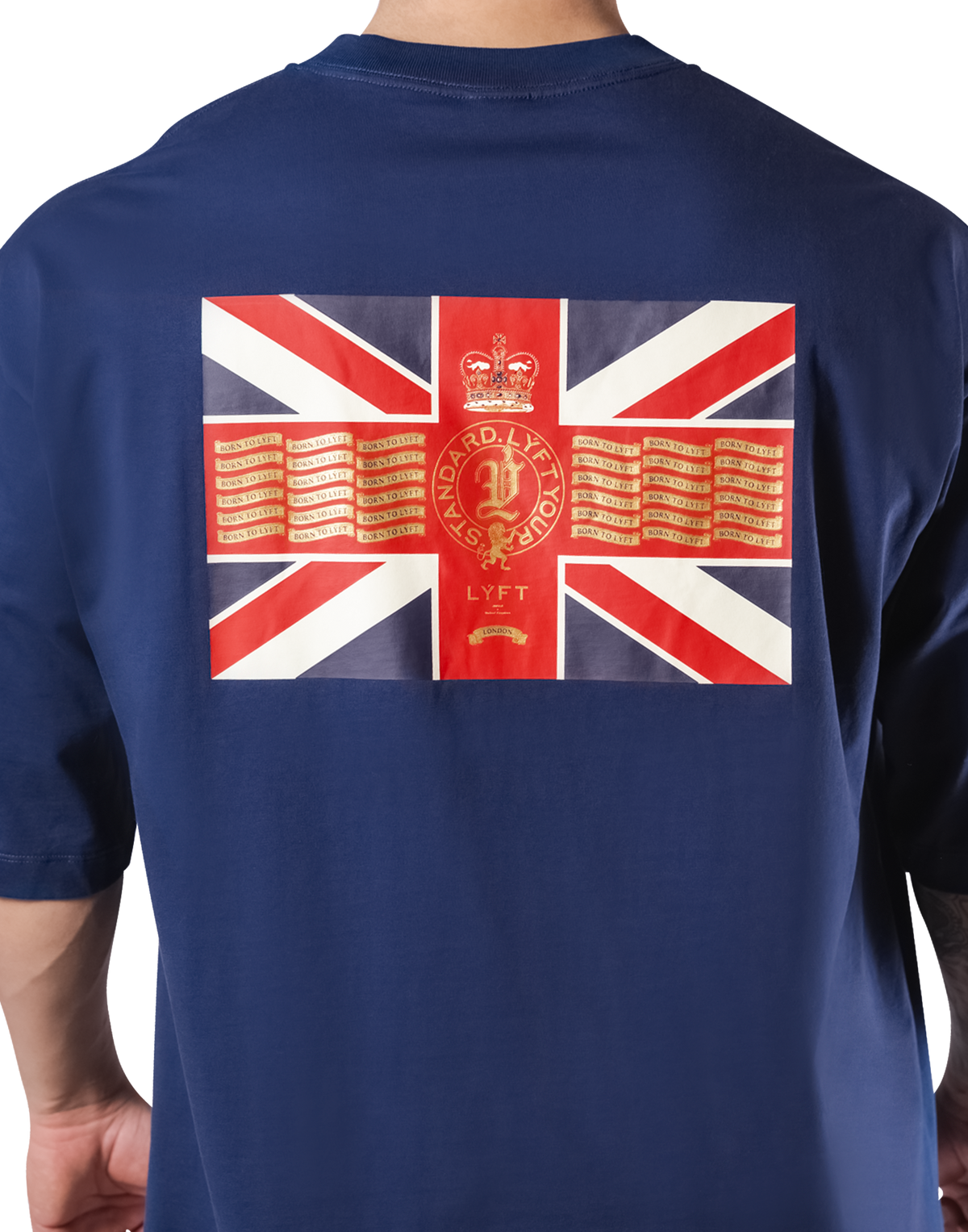 Classic Flag Extra Big T-Shirt - Navy
