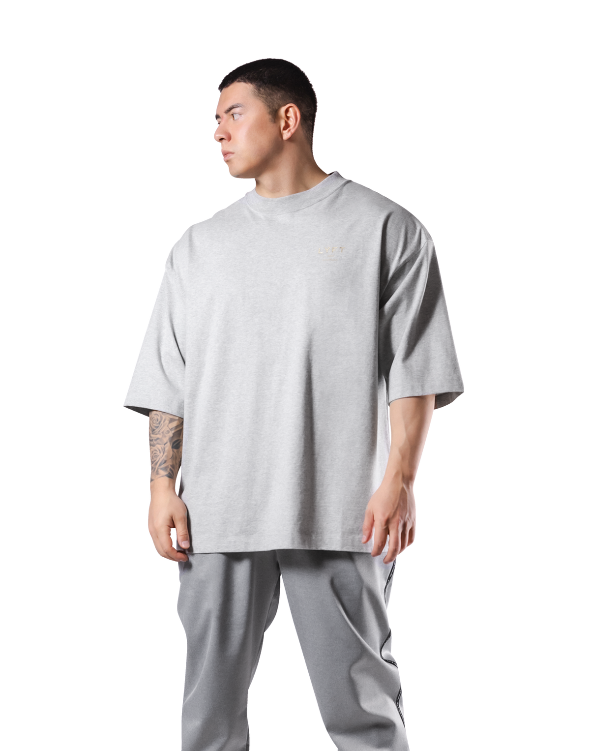 Classic Flag Extra Big T-Shirt - Grey