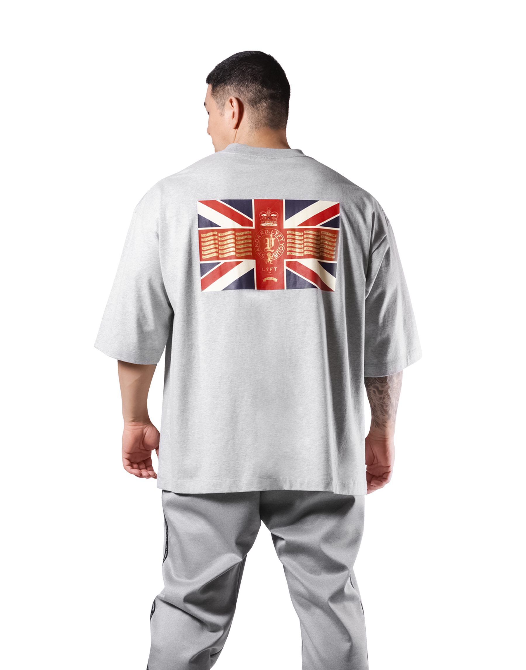 Classic Flag Extra Big T-Shirt - Grey – LÝFT