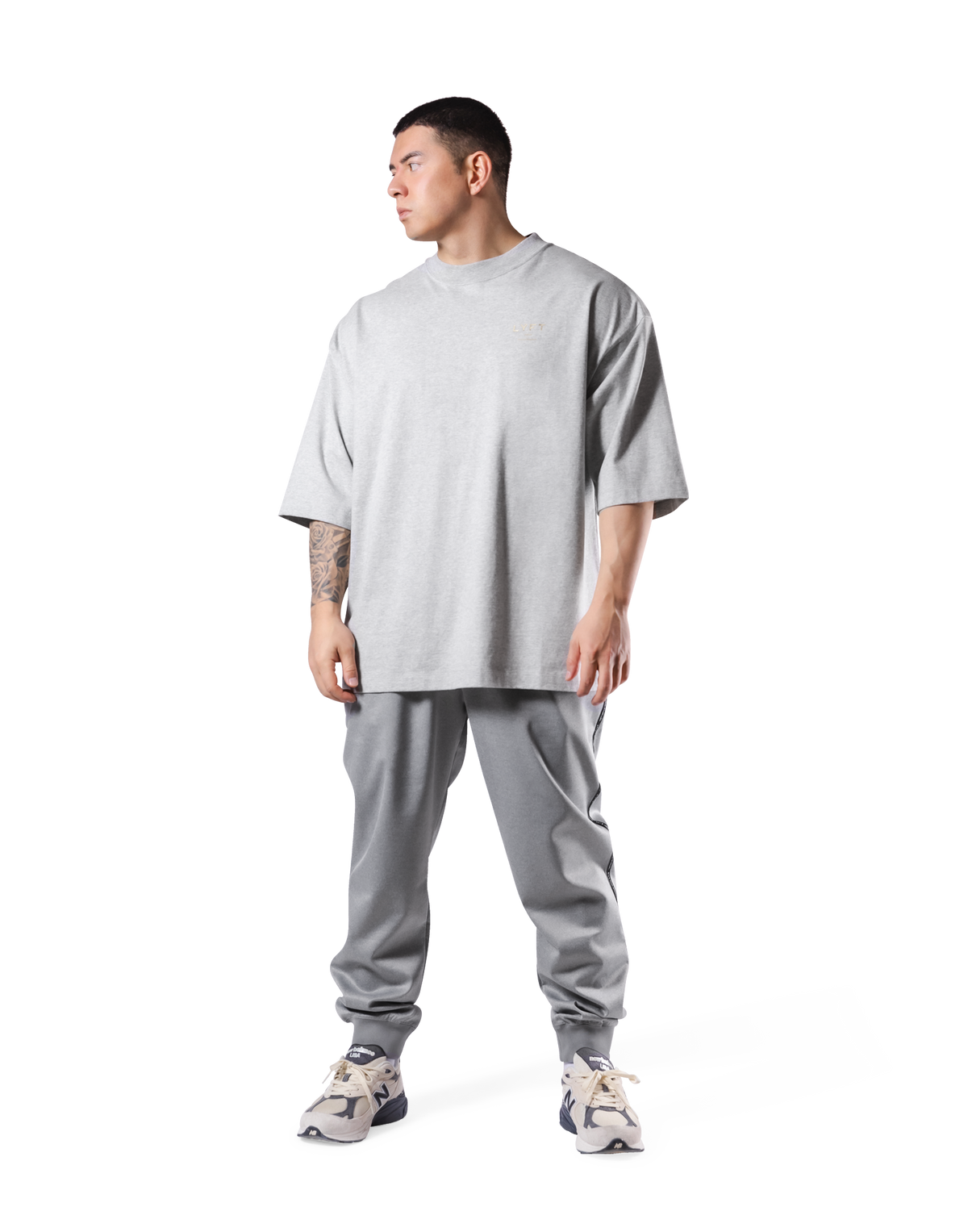 Classic Flag Extra Big T-Shirt - Grey
