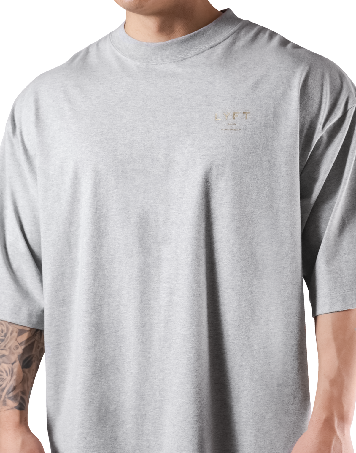 Classic Flag Extra Big T-Shirt - Grey
