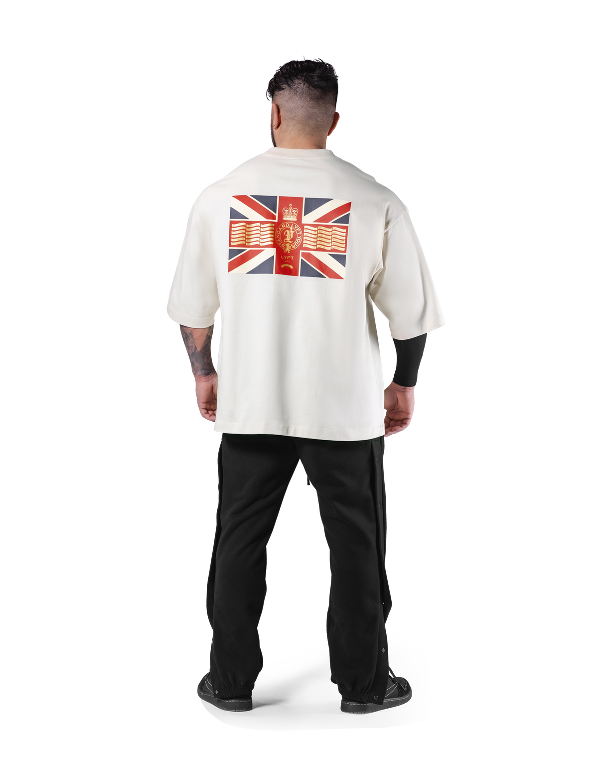 Classic Flag Extra Big T-Shirt - Ivory