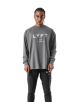 LÝFT Logo Long T-Shirt - D.Grey
