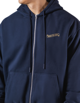 Classic Flag Zip-Up Hoodie - Navy