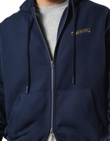 Classic Flag Zip-Up Hoodie - Navy