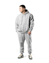 Classic Flag Zip-Up Hoodie - Grey