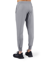 Tapered Stretch Rib Pants - Grey