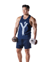 Brush Y Training Tanktop - Navy
