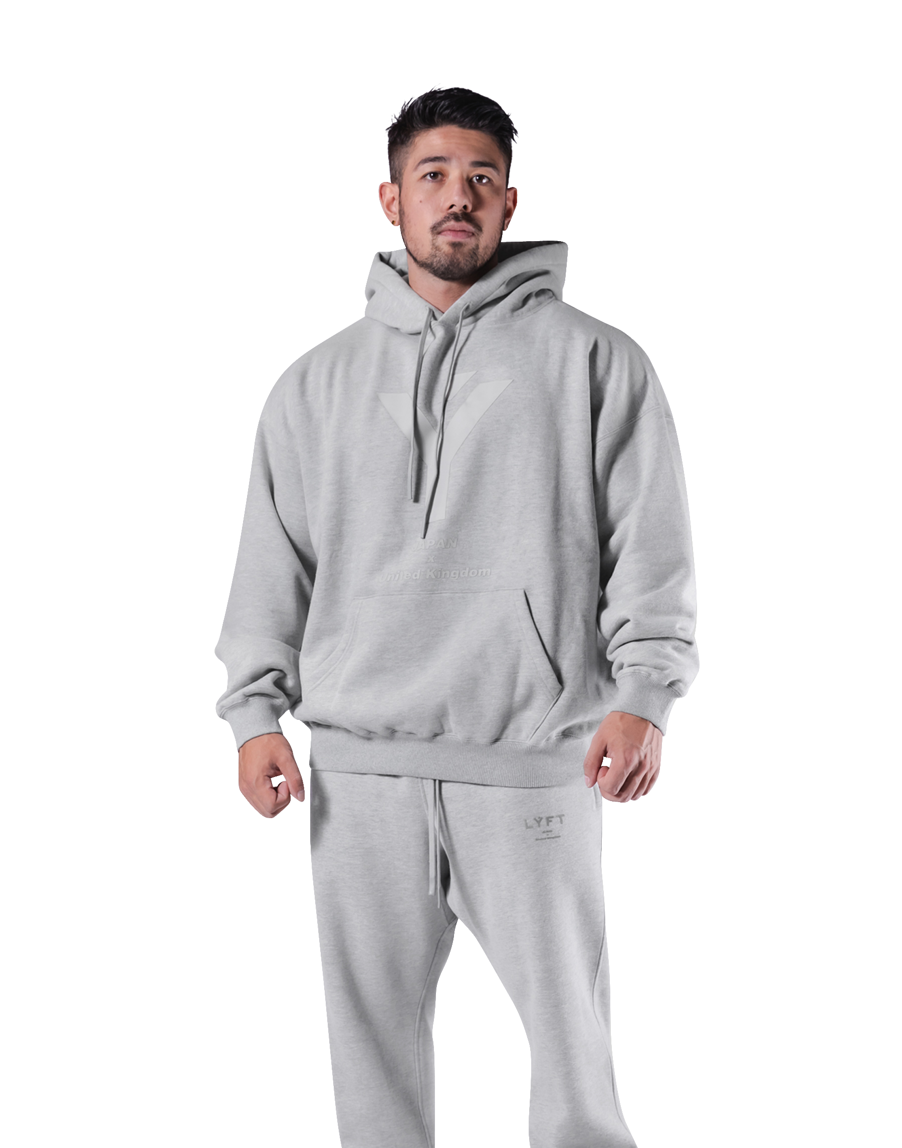 Y Oversize Sweat Hoodie - Grey – LÝFT