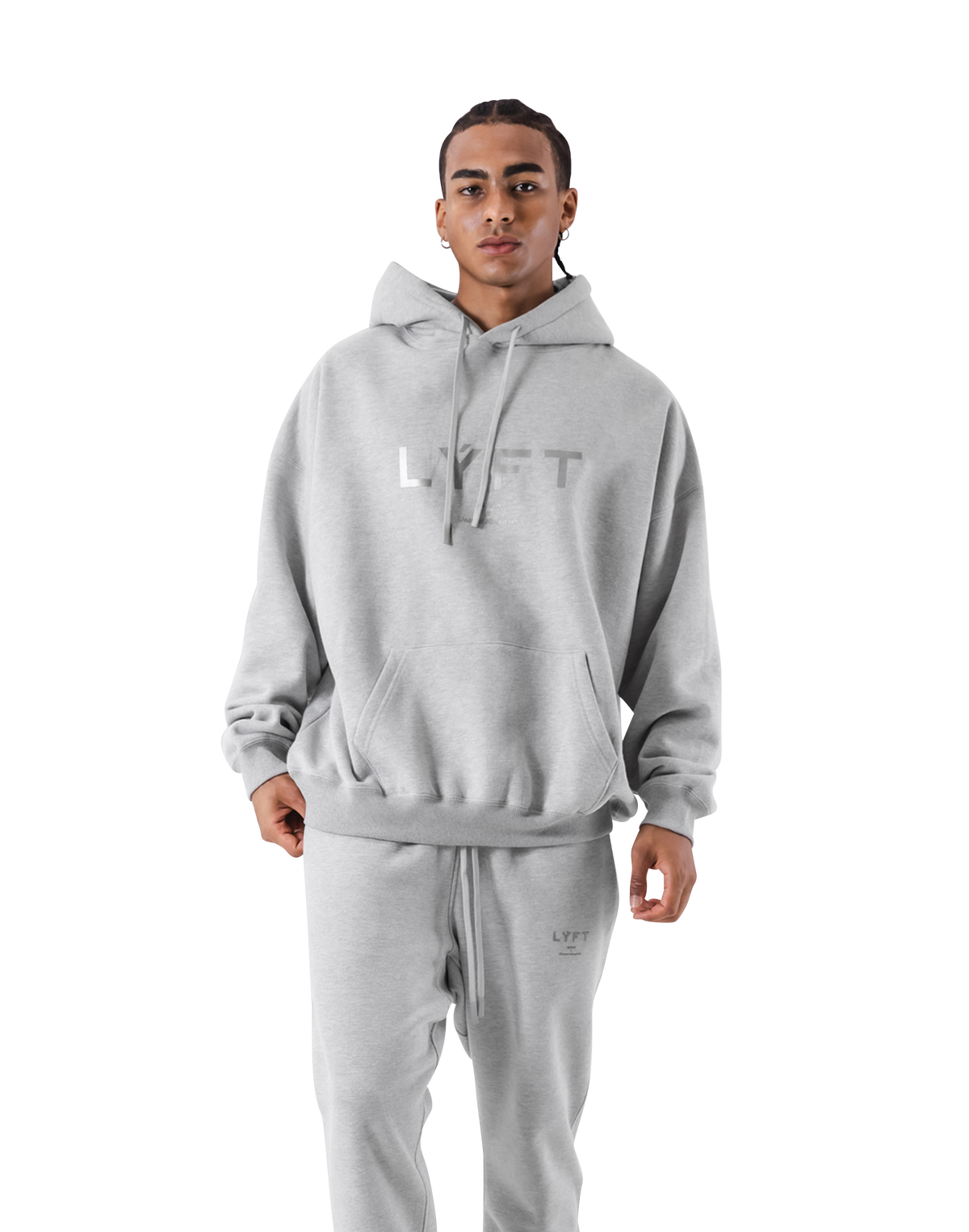 LÝFT Oversize Sweat Hoodie - Grey