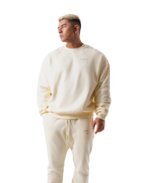 One Point Oversize Crew Neck Sweat - Ivory