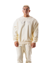 LÝFT Oversize Crew Neck Sweat - Ivory