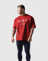 LÝFT Logo Big T-Shirt - Red