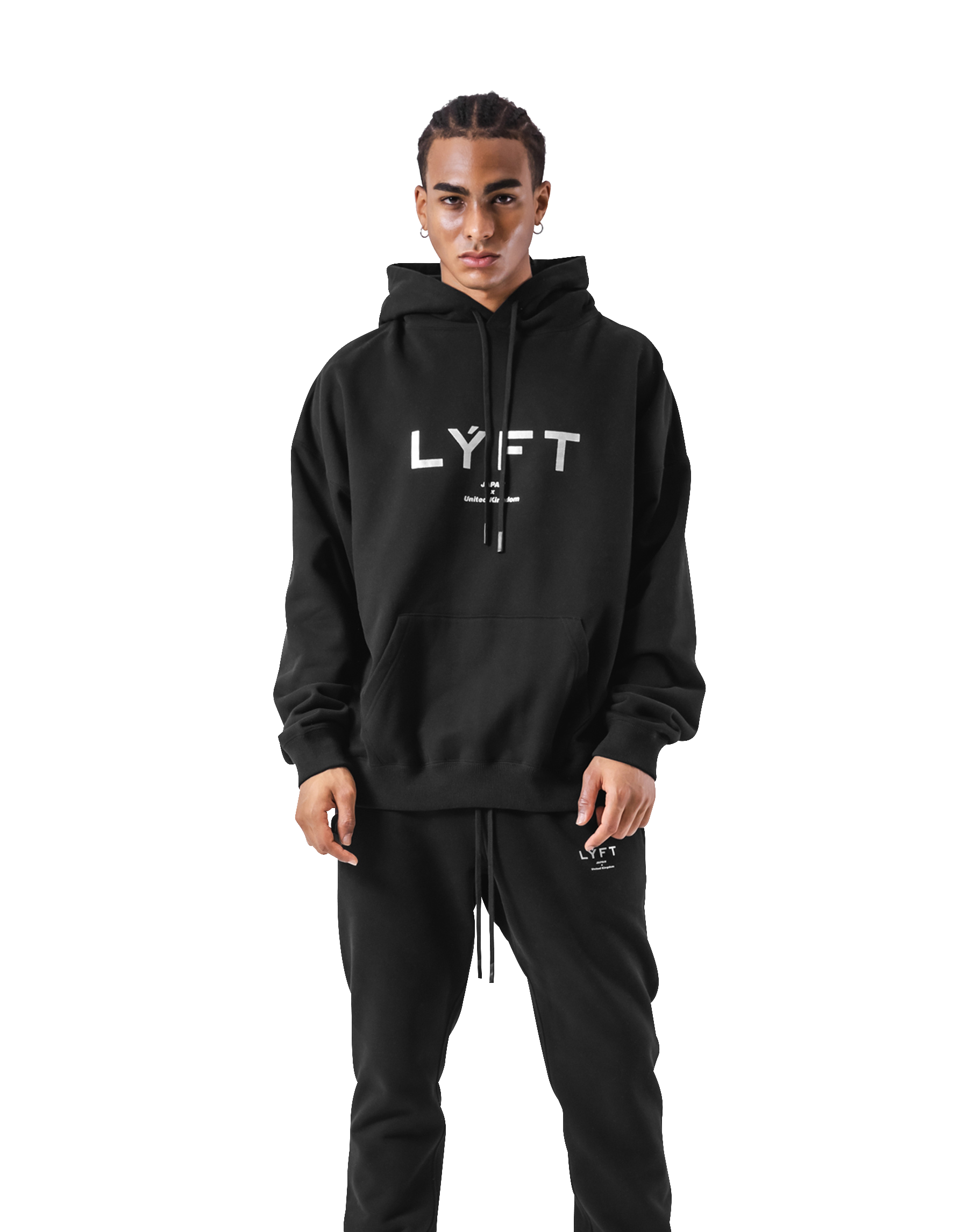 LÝFT Oversize Sweat Hoodie - Black