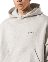 Back Ring Oversize Sweat Hoodie - Ivory