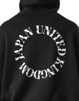 Back Ring Oversize Sweat Hoodie - Black