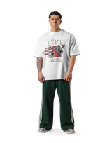 Panther Ý Graphic Vintage Big T-Shirt - White