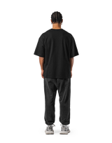 Panther Ý Graphic Vintage Big T-Shirt - Black