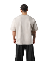 One Point LÝFT Logo Vintage Big T-Shirt - Ivory