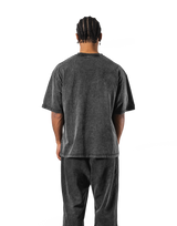 One Point LÝFT Logo Vintage Big T-Shirt - Black