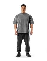 One Point LÝFT Logo Vintage Big T-Shirt - D.Grey