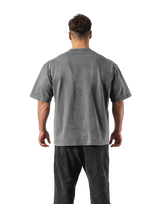 One Point LÝFT Logo Vintage Big T-Shirt - D.Grey