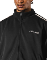 2Line Side Tape Track Jacket - Black