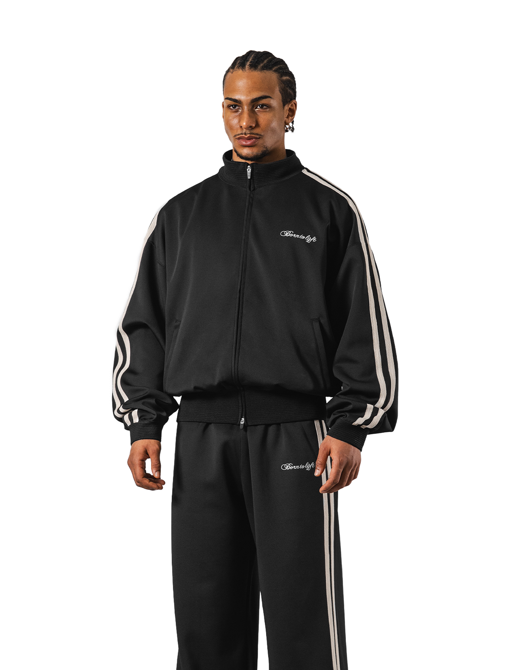 2Line Side Tape Track Jacket - Black – LÝFT