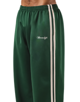 2Line Side Tape Track Pants - Green