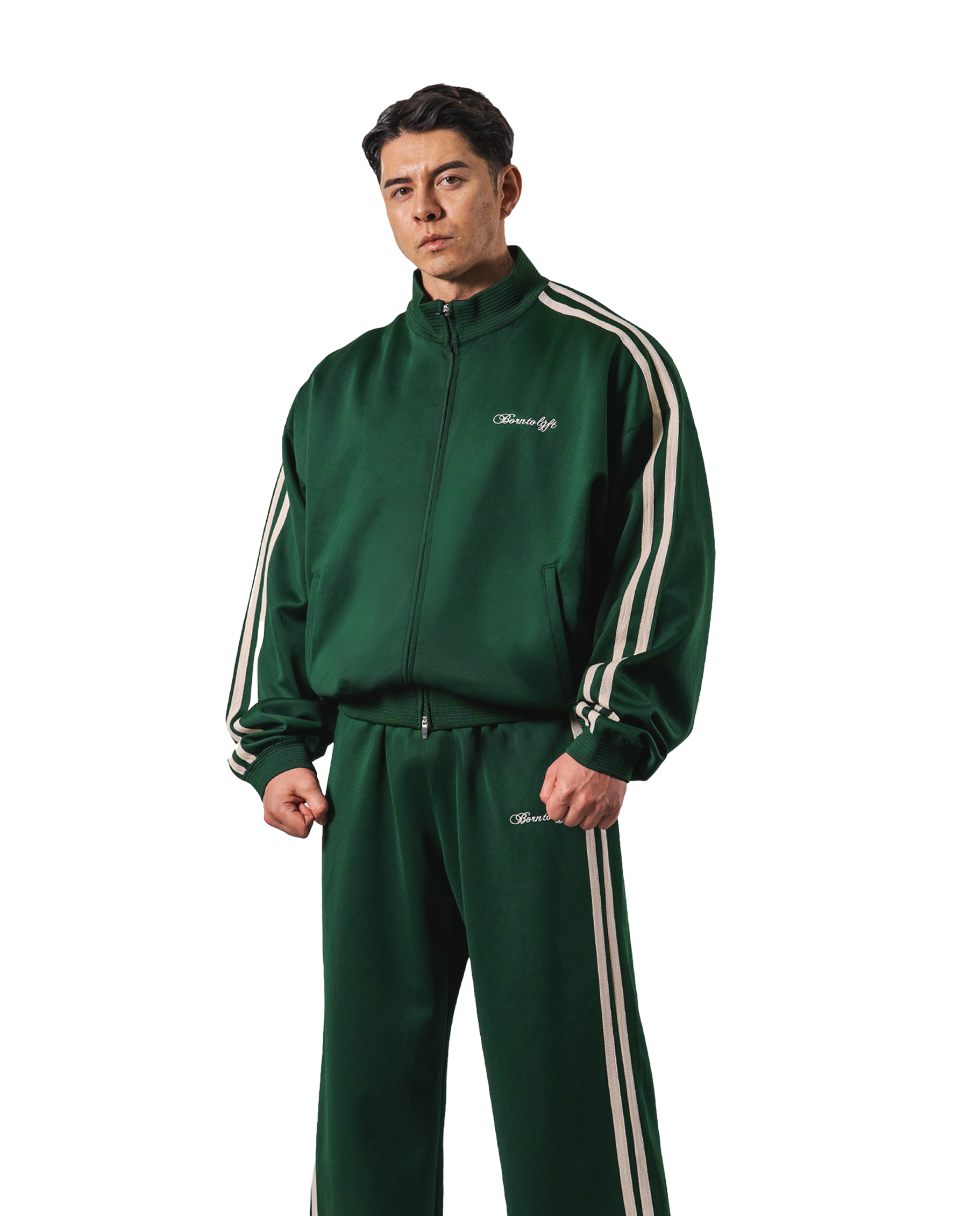 2Line Side Tape Track Jacket - Green – LÝFT