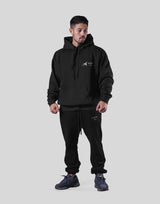 LÝFT × COR Limited Graphic Sweat Hoodie - Black